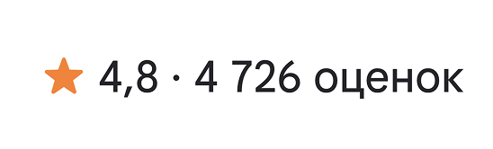 4,8 · 4 726 оценок на Wildberries, проверено 14 октября 2026 года